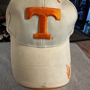 Tennessee Volunteers Hat NCAA White Signatures Adjustable Size Cap Hat